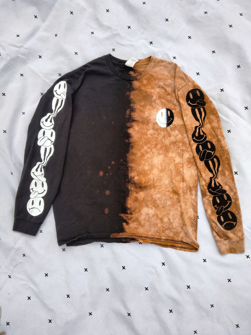 Half bleached Long sleeve 